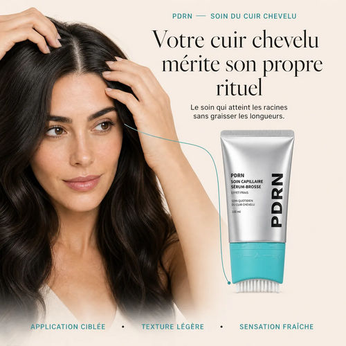 Sérum-Brosse Capillaire PDRN — Soin Ciblé du Cuir Chevelu