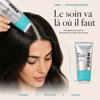 Sérum-Brosse Capillaire PDRN — Soin Ciblé du Cuir Chevelu