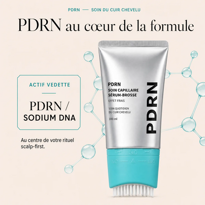 Sérum-Brosse Capillaire PDRN — Soin Ciblé du Cuir Chevelu