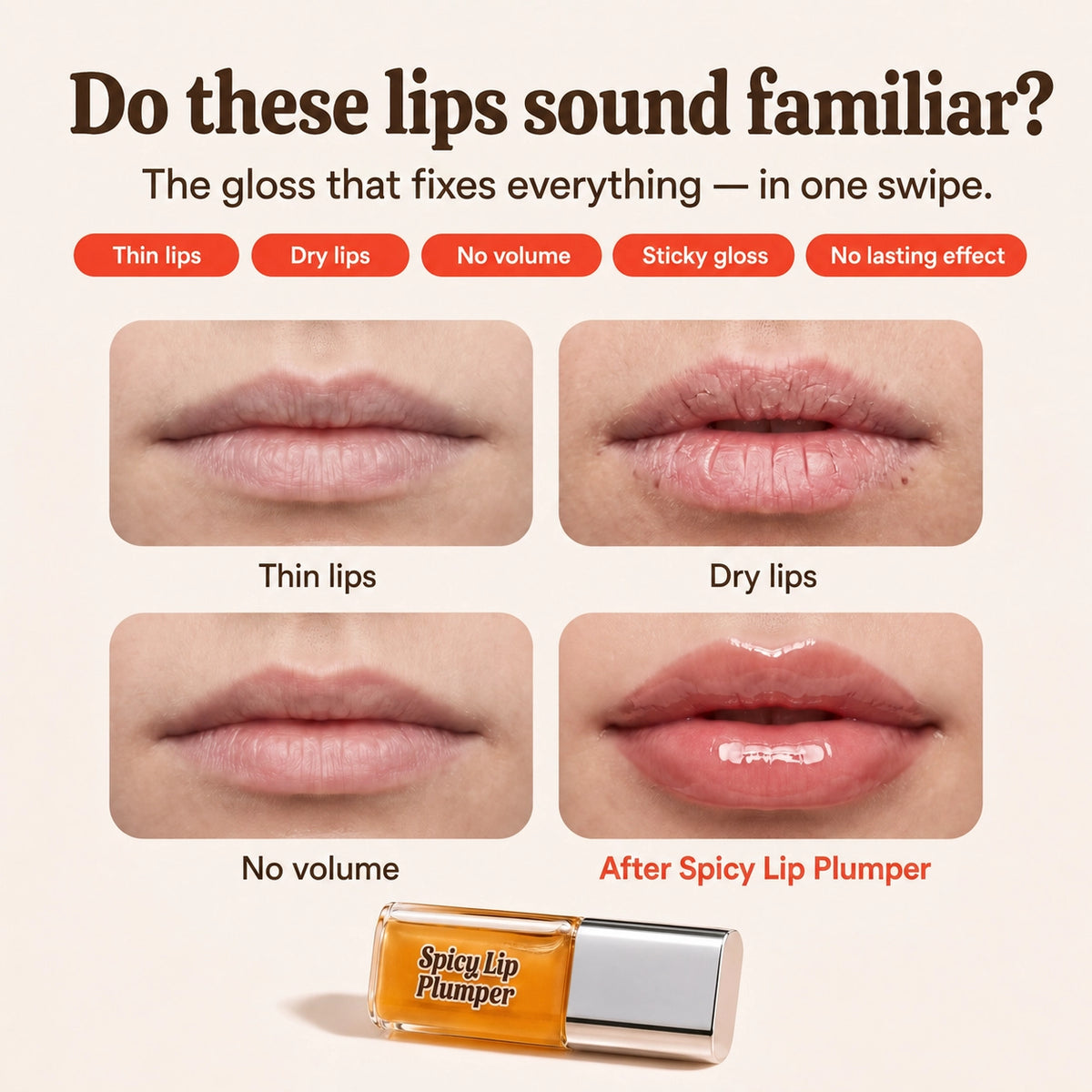 Spicy Lip Plumper — Fuller Lips in 5 Minutes