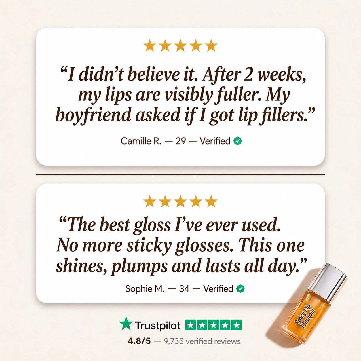 Spicy Lip Plumper — Fuller Lips in 5 Minutes